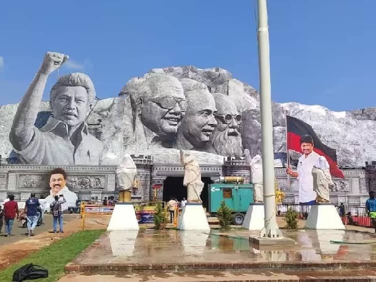 Cm Mk Stalin And Minister Udhayanidhi Stalin Tweet About DMK Youth Wing Meeting