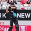 New Zealand Batsman Daryl Mitchell Hit Six Ball Hit Camera Watch Video Pak Vs Nz 2nd T20i