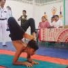 A 6th class student in Madurai attempted a world record in yoga by doing 200 yoga asanas in 29 minutes!