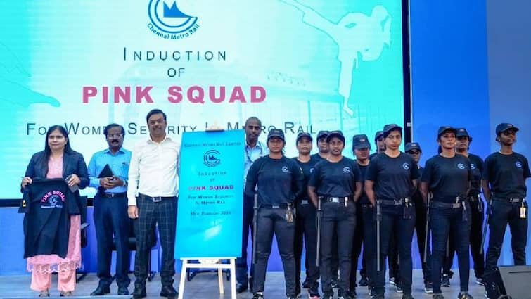Pink squad has been introduced to improve the safety of women passengers traveling in metro trains.