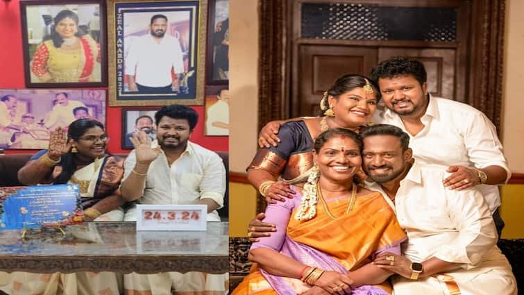 Robi shankar daughter Indraja shankar karthik wedding day announcement video