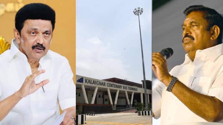 cm mk stalin replied to edappadi palanisamy on kilambakkam bus stand issue