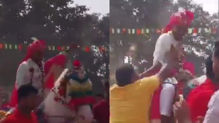 Dalit Groom Assaulted For Riding Horse During Wedding Procession In Gujarat | Shocking Video: ”நீ எப்படி குதிரையில் ஏறலாம்” : பட்டியலின மாப்பிள்ளையை கொடூரமாக தாக்கிய கும்பல்