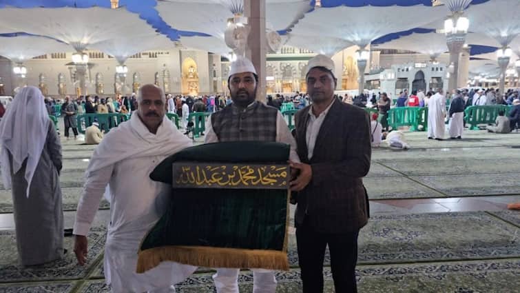 Ayodhya Mosque Foundation Sacred Black Soil Brick Arrives In Mumbai From Mecca Set For Grand Procession