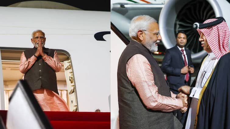 pm modi arrives Qatar after finished uae trip
