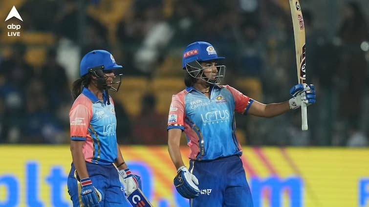 WPL 2024: Harman Preet Heroics Helps Mumbai Beat Gujarat By Seven Wickets Entered In Playoff | WPL 2024: என்னா அடி.! குஜராத்தை சின்னாபின்னமாக்கிய ஹர்மன்பிரீத் கவுர்