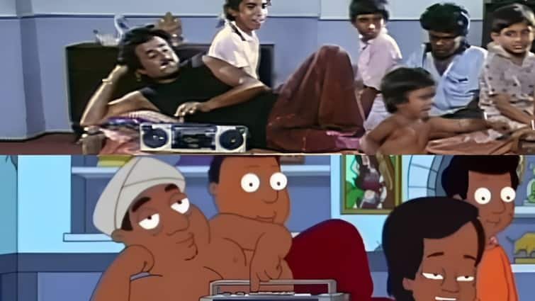 Rajini movie scene in americal dad sitcom surprises rajini fans