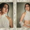 Sara Ali Khan Photos : முத்துக்கள் பதித்த உடையில் ஜொலிக்கும் நடிகை சாரா அலி கான்!