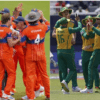 T20 WC : நெதர்லாந்தை புரட்டி எடுத்த தென்ஆப்பிரிக்கா… ஸ்கோர் விவரத்தை பாருங்க…