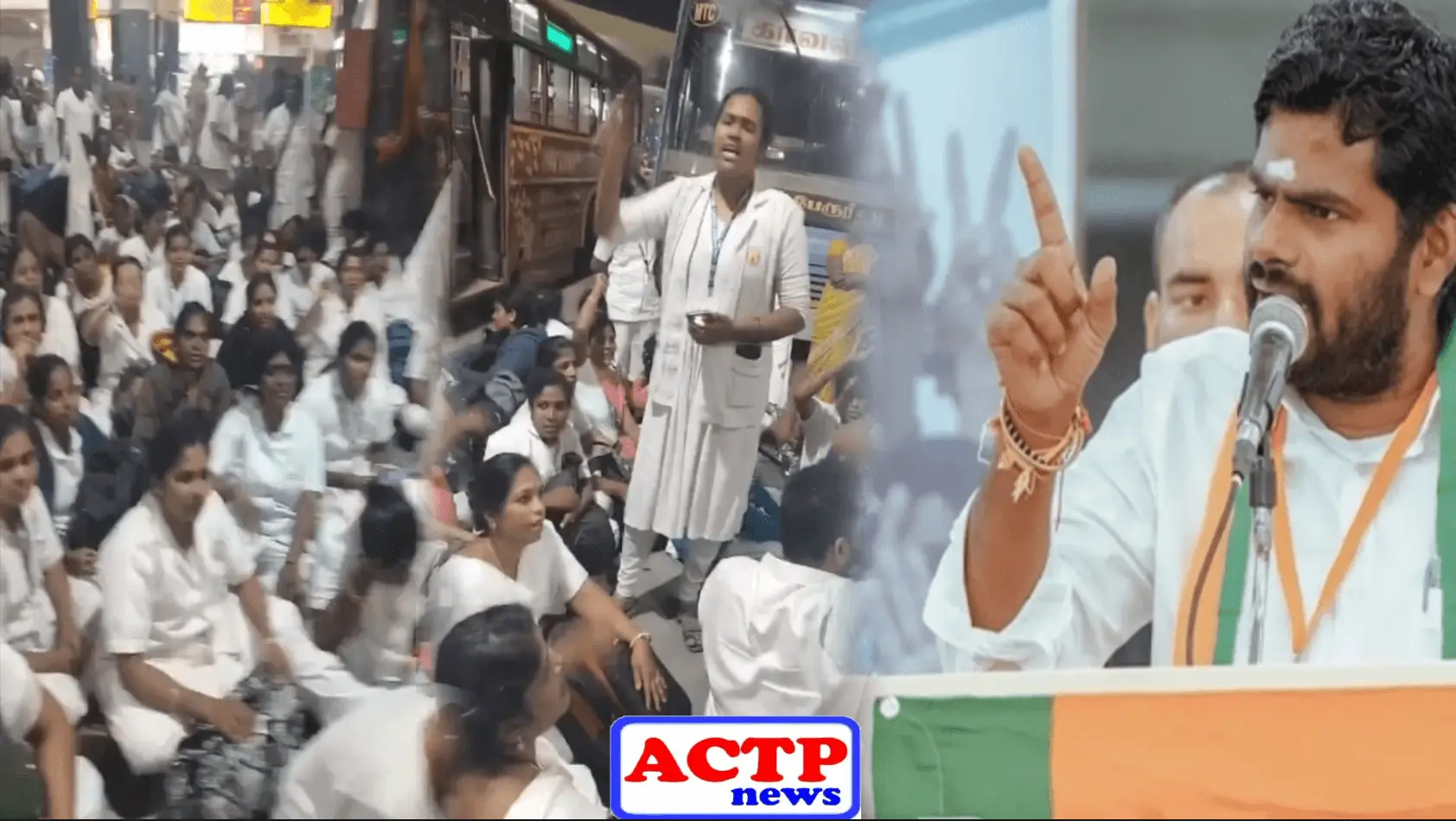 செவிலியர்கள் கைது செய்து இப்படி செய்வதா? – தமிழக அரசுக்கு அண்ணாமலை கண்டனம்