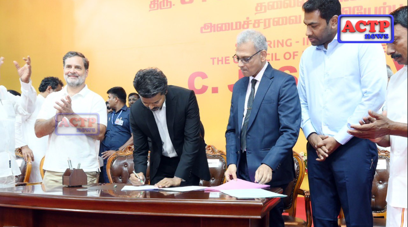 முதலமைச்சராக விஜய் பொறுப்பேற்றதும் கையொப்பமிட்ட 3 அரசாணைகள் என்ன?