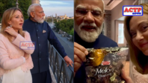 இத்தாலி பிரதமர் மெலோனிக்கு பிரதமர் மோடி கொடுத்த கிஃப்ட் – வீடியோ