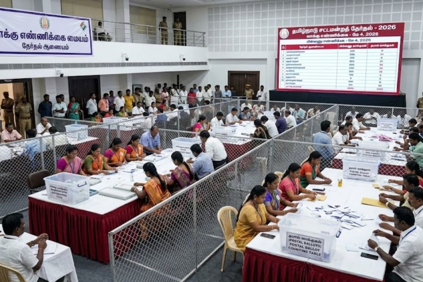 மே 4-ம் தேதி காலை  8 மணிக்கு வாக்கு எண்ணிகை தொடக்கம் : தேர்தல் ஆணையம் அறிவிப்பு  - Kumudam