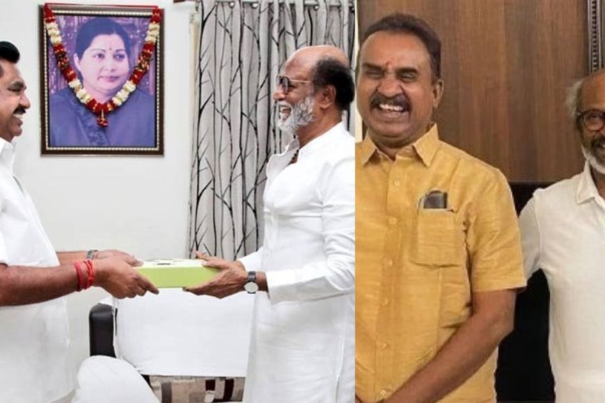 பிளவு , உட்கட்சி மோதல், சமாதான தூதுவரான ரஜினி: அதிமுக நிர்வாகிகளுடன் பேச்சுவார்த்தை  - Kumudam
